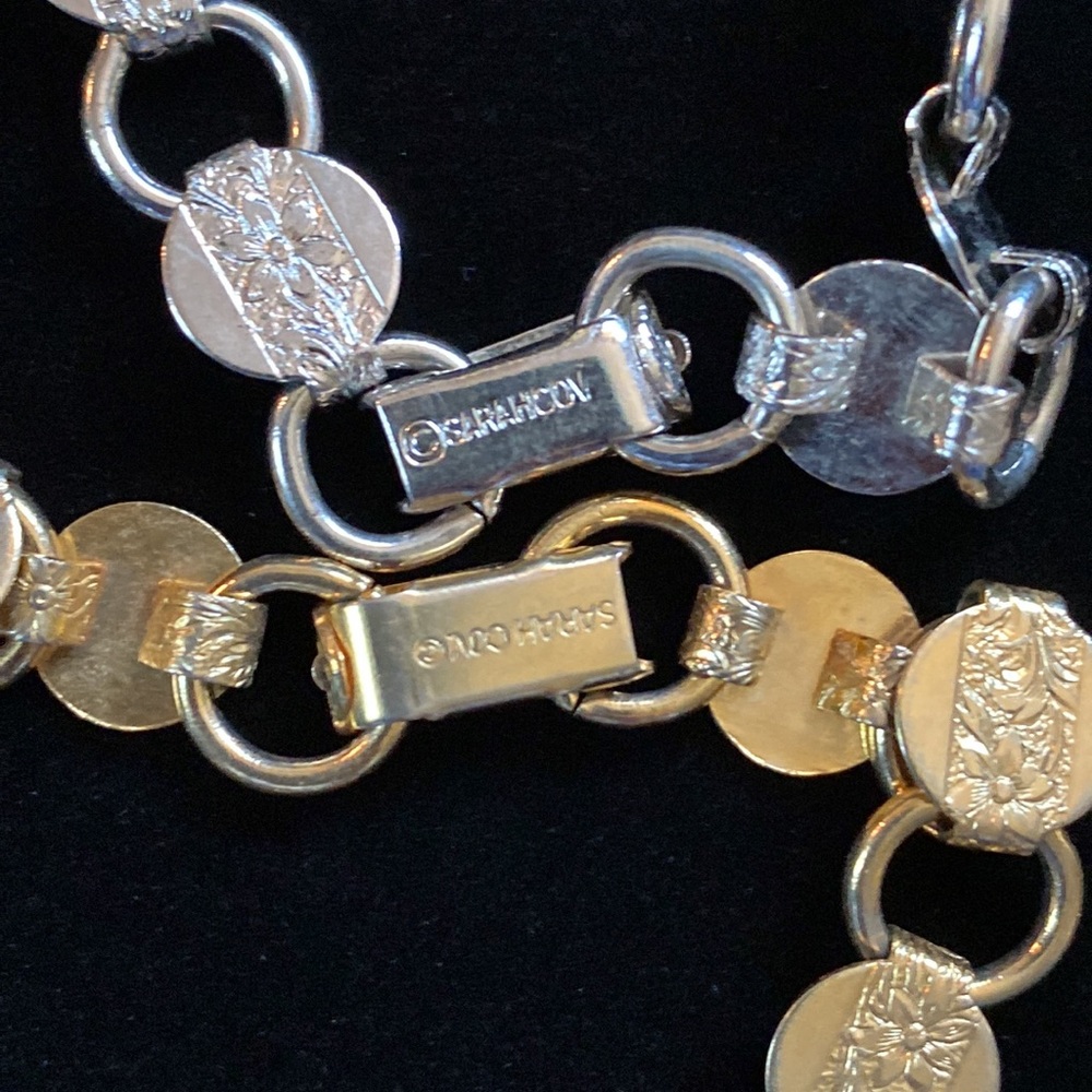 Sarah Coventry Embossed Bracelets - Picture 6 of 7